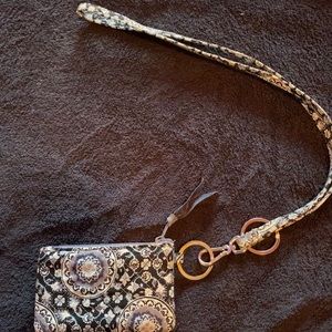 Vera Bradley Patterned Lanyard/Wallet